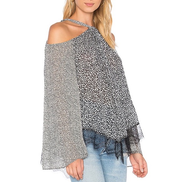 NWT Derek Lam 10 Crosby 100% Silk Black Halter Top - Picture 2 of 16